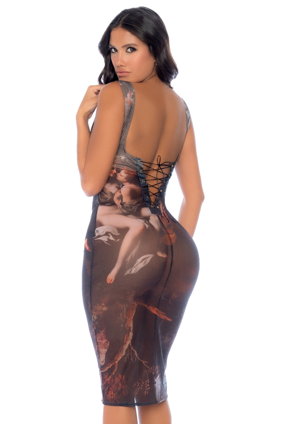 Robe Renaissance Transparente Amalfi Dream | Voyage Sensuel