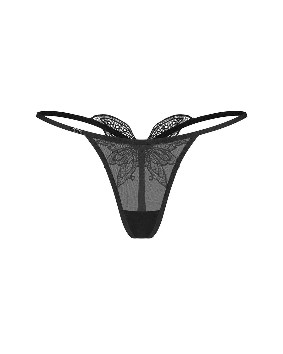Veyane string noir | Voyage Sensuel