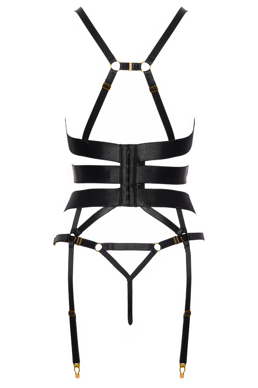 Corset porte-jarretelles et string assorti - Cottelli – Cotelli Lingerie | Voyage Sensuel