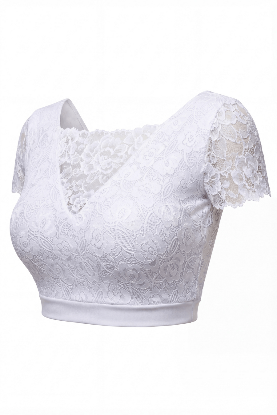 Top sexy court blanc bi matière réversible – Be lily Mode | Voyage Sensuel