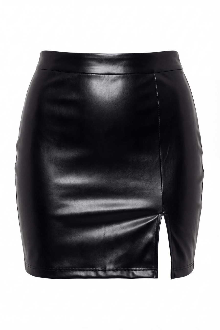 Jupe sexy courte noire wetlook Alessia – Be lily Mode | Voyage Sensuel