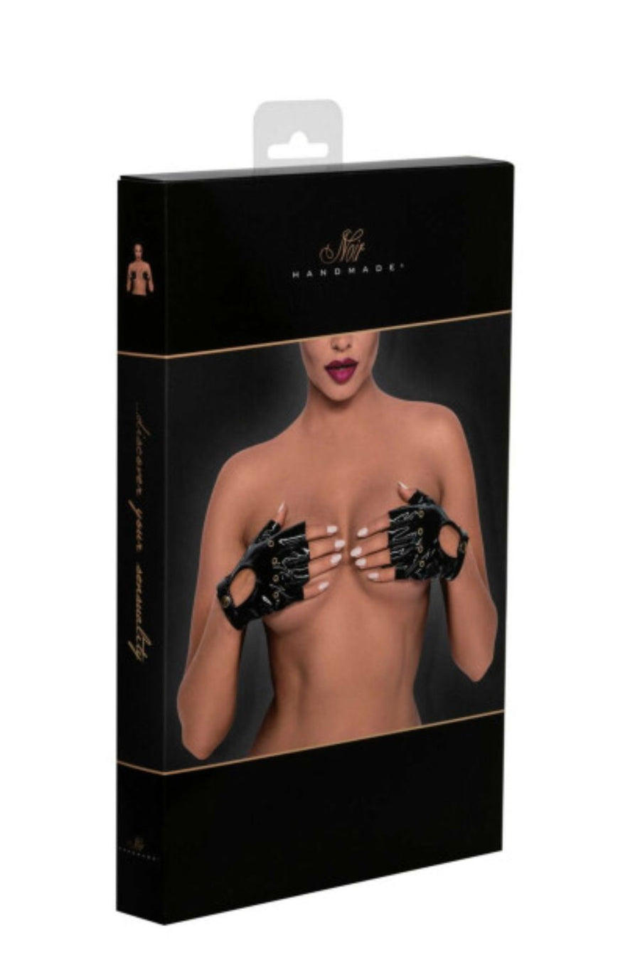 Gants en satin lustré – Noir | Voyage Sensuel