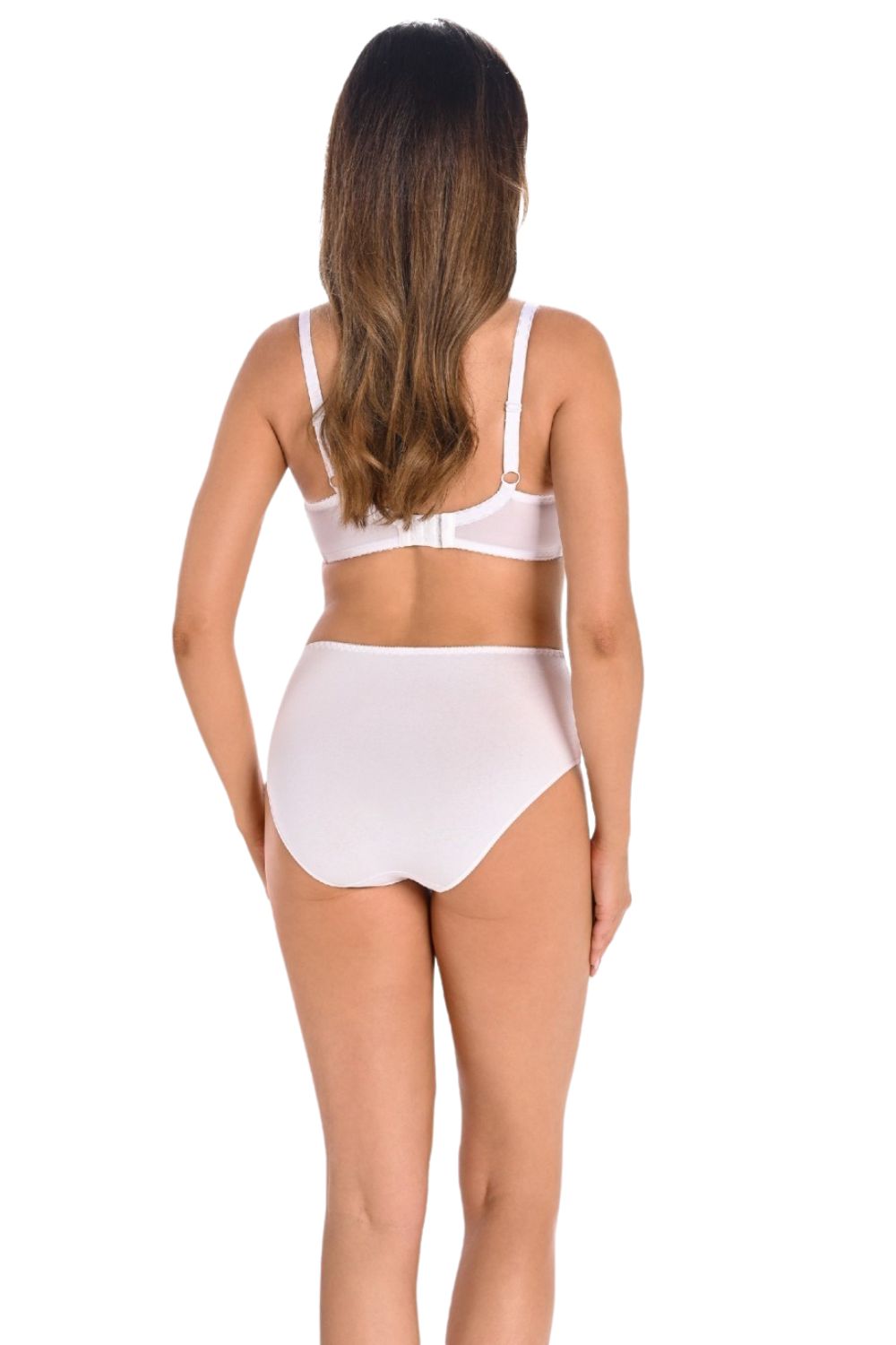 Lot de 3 : Culottes taille haute en coton blanc