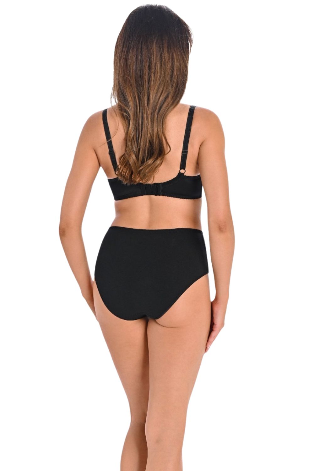 Lot de 3 : Culottes taille haute en coton noir