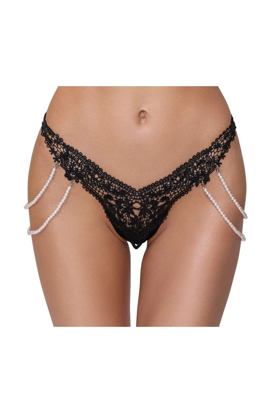 String Rio à chaînes de perles – Cottelli Lingerie | Voyage Sensuel