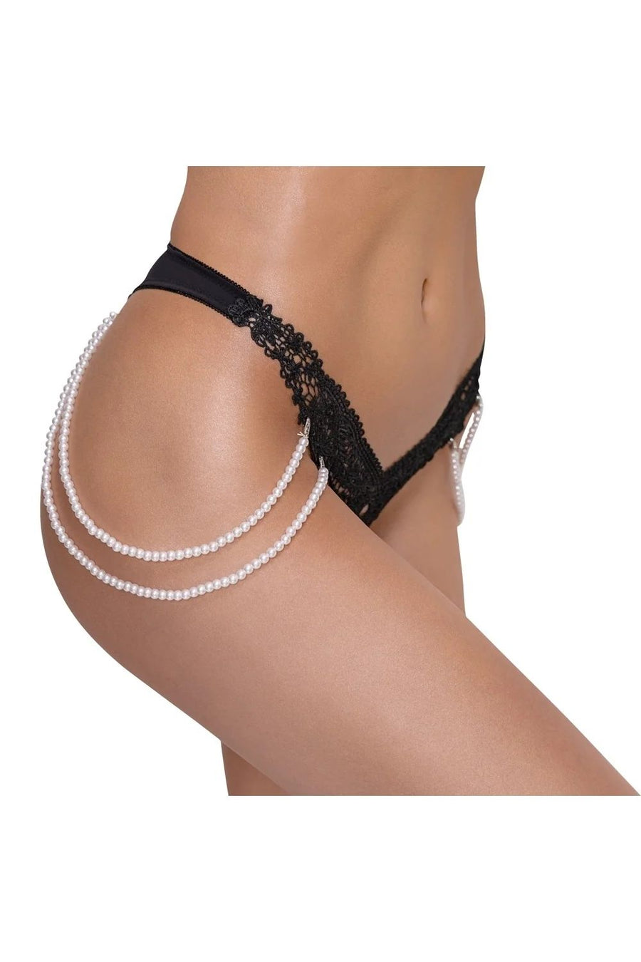 String Rio à chaînes de perles – Cottelli Lingerie | Voyage Sensuel