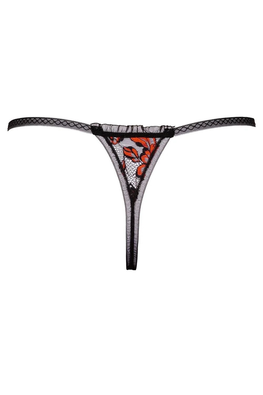 String ouvert bicolore en dentelle – Cottelli | Voyage Sensuel