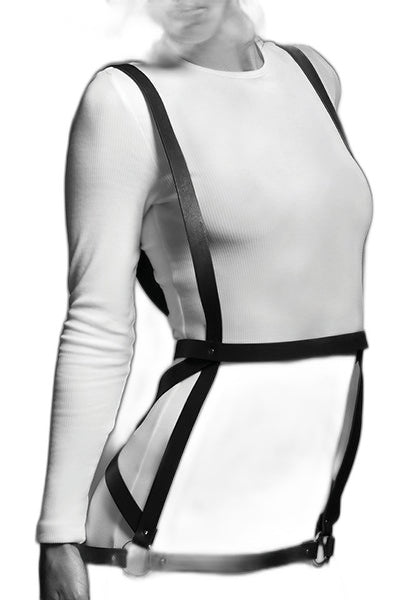 Robe Harnais Noire Maze - Sensualité & Audace - 1 | Voyage Sensuel