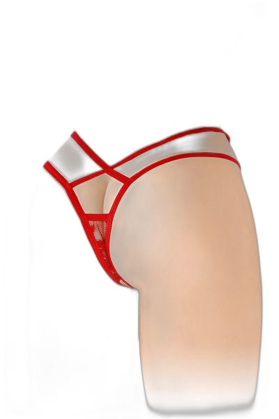 String Ouvert Mylène Rouge - Séduction Sophistiquée - 3 | Voyage Sensuel