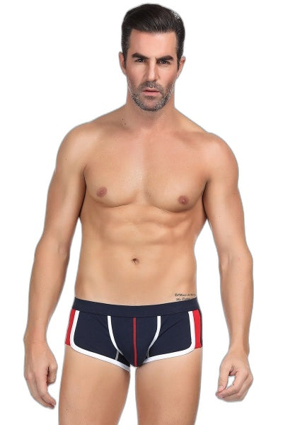 Mini Boxer Bleu Paris Hollywood — Confort & Séduction - 1 | Voyage Sensuel