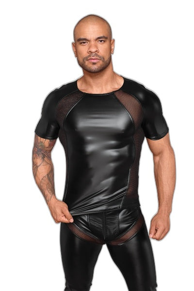 T-shirt Wetlook et Filet H056 — Séduction Masculine - 1
