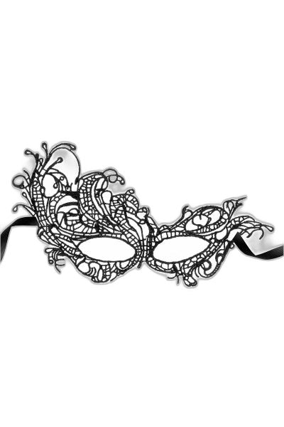 Loup broderie souple Aurore — Masque de séduction asymétrique - 1 | Voyage Sensuel