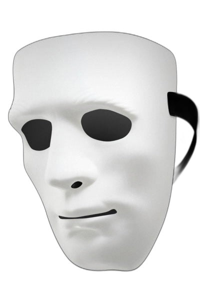 Masque Don Juan Blanc Rigide – Mystère & Séduction - 1 | Voyage Sensuel