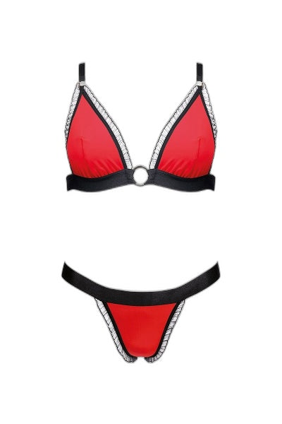 Ensemble Christine rouge - Lingerie sexy Anaïs - 2 | Voyage Sensuel
