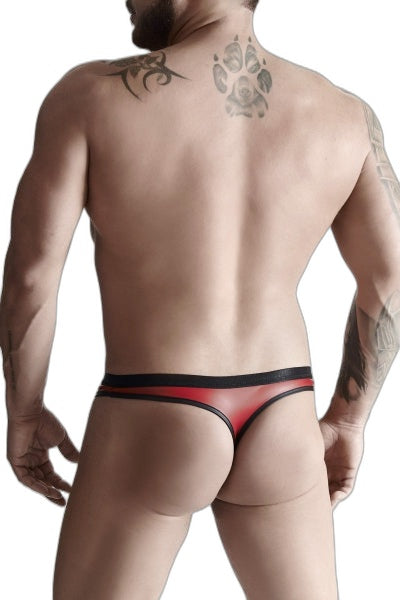 String Wetlook Rouge Regnes – Séduction Assumée - 4 | Voyage Sensuel