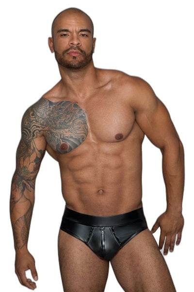 Short Sexy Zippé H065 – Noir HandMade - 1 | Voyage Sensuel