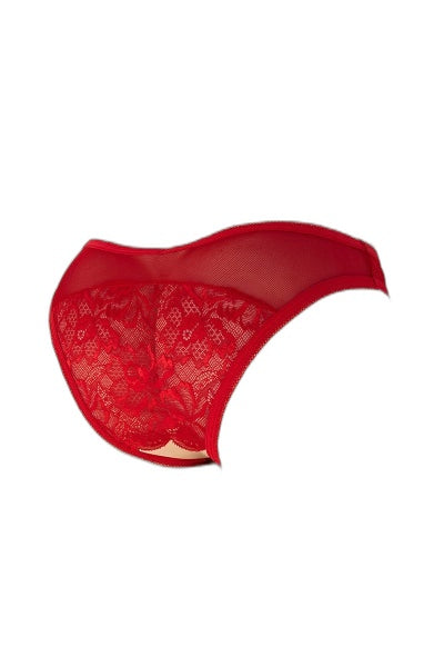 Tanga rouge ouvert Ava - Séduction sans limites - 3 | Voyage Sensuel