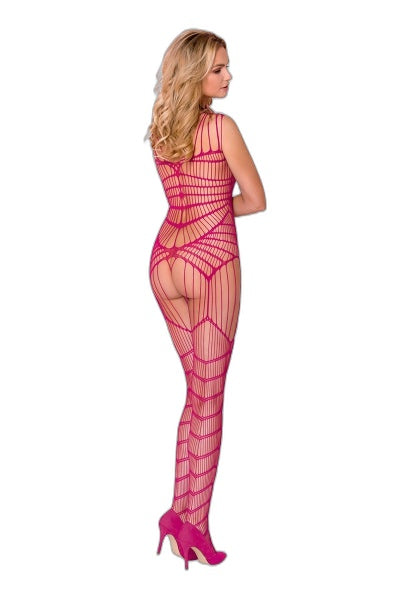 Combinaison Résille Fuchsia - Bodystocking Sexy Casmir - 2 | Voyage Sensuel