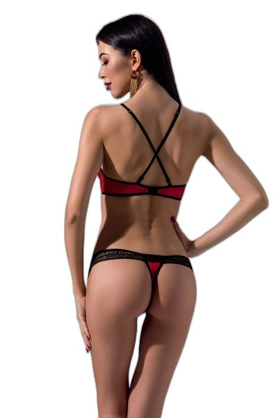 Ensemble Scarlet Bikini rouge - Passion, séduction en dentelle - 4 | Voyage Sensuel