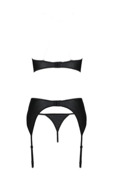Ensemble Sexy Amanda - Soutien-gorge, Porte-jarretelles & String - 3 | Voyage Sensuel