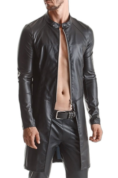 Manteau Wetlook Mario - Séduction et Élégance - 1 | Voyage Sensuel