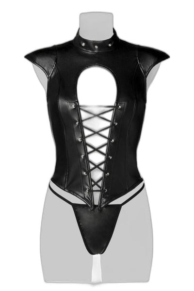 Corsage Lacé Sexy Fetish Grey Velvet - Séduction Totale - 4 | Voyage Sensuel