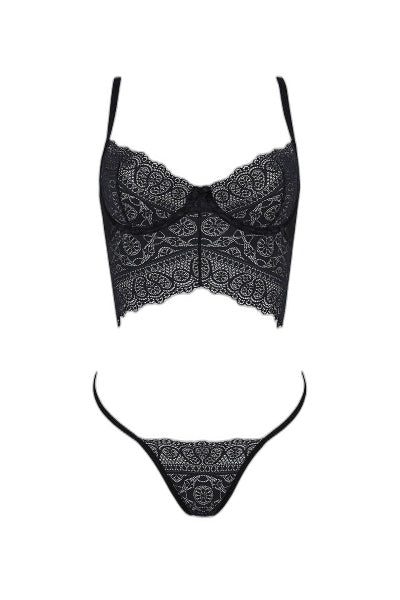 Ensemble Kerria ECO – Dentelle Baroque & Tulle Recyclé - 2 | Voyage Sensuel