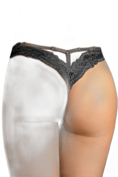 String brésilien noir Paris Hollywood – Séduction garantie - 1 | Voyage Sensuel