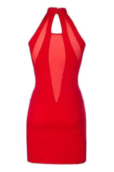 Robe Rouge V-9259 Axami - Séduction & Luxe - 3 | Voyage Sensuel