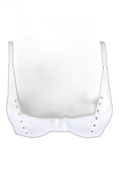Soutien-gorge Seins Nus Blanc Push-Up Axami V-9791 - 4 | Voyage Sensuel