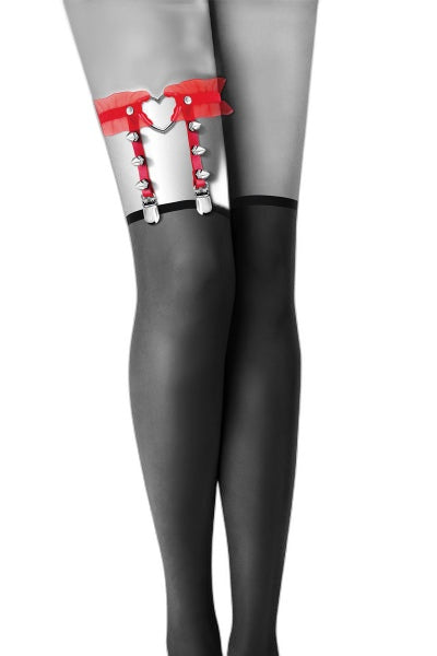 Jarretière Rouge Cœur – Séduction Audacieuse - 1 | Voyage Sensuel
