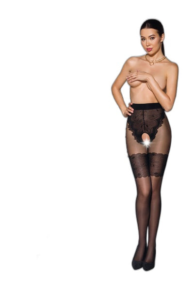 Collants ouverts TI013 - Séduction & Sophistication - 2 | Voyage Sensuel