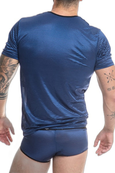 T-shirt Naval Anaïs for Men - Séduction Rayée - 2 | Voyage Sensuel