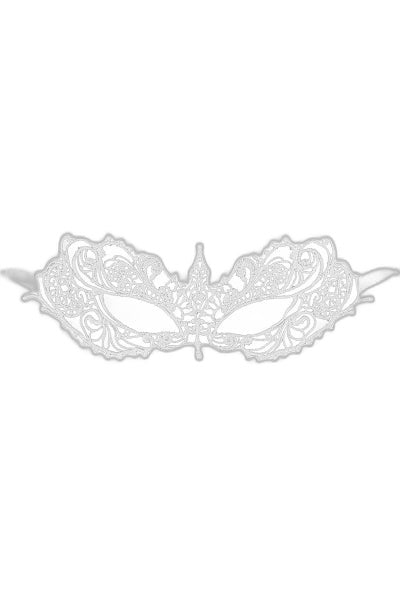 Loup Zenith Blanc — Dentelle Guipure Séduction - 1 | Voyage Sensuel