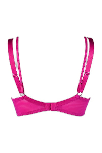 Soutien-gorge Brillance Rose Fuchsia Axami V-10251 - 3 | Voyage Sensuel