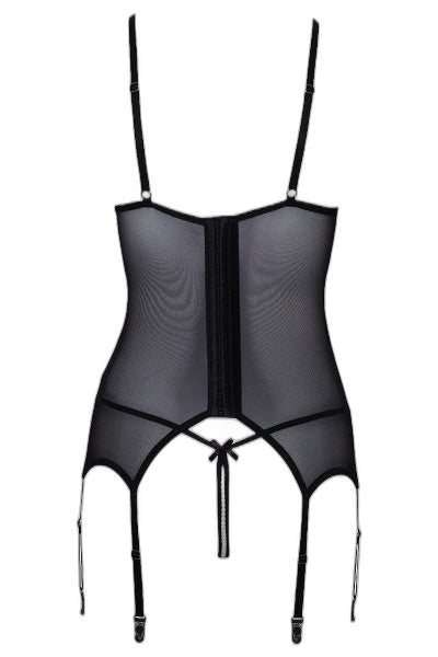 Guêpière Seins Nus & String Ouvert Perles - Cottelli - 4 | Voyage Sensuel
