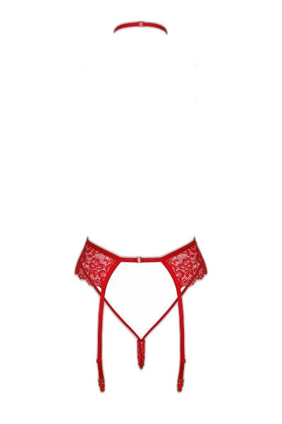 Ensemble 5 pièces Bondage Red Lace Kiss 243 - Séduction - 3 | Voyage Sensuel