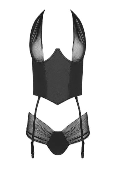 Guêpière Kesmina Faux Cuir - Ensemble Séduction Ultime - 2 | Voyage Sensuel