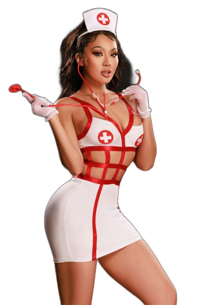Déguisement infirmière sexy 5 pièces - J Lingerie - 3 | Voyage Sensuel