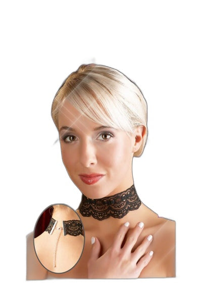 Collier Sexy en Dentelle Noire – Séduction Cotelli - 3 | Voyage Sensuel