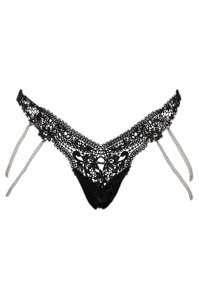 String Rio Chaînes de Perles - Cottelli Lingerie - 2 | Voyage Sensuel