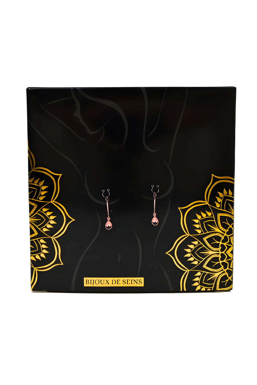 bijou-pince-tton-forme-perle-dor-rose | Voyage Sensuel