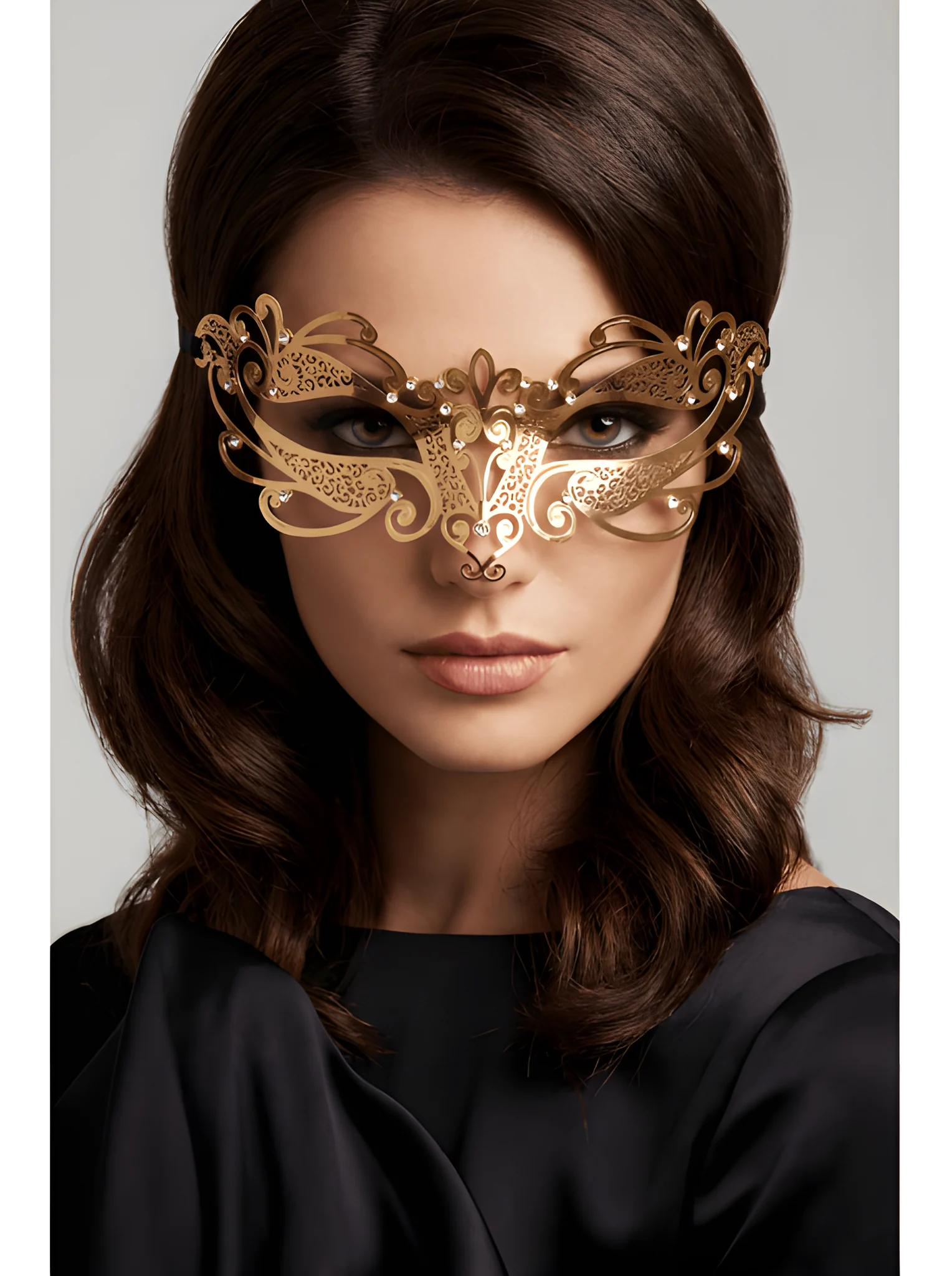 masque-vnitien-gaia-rigide-dor-avec-strass