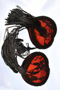 paire-de-cache-ttons-adhsifs-en-forme-de-cur-avec-dentelle-noire-et-pompom