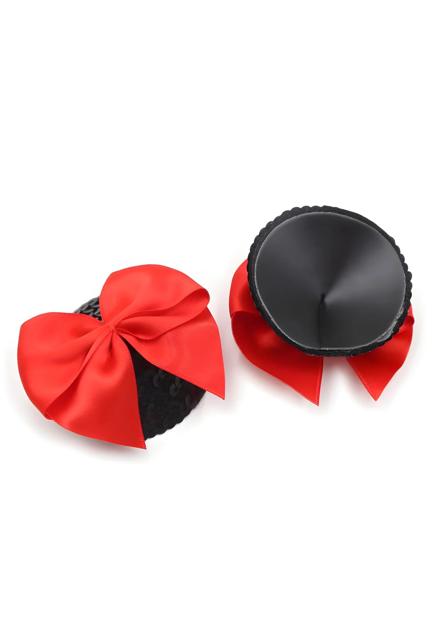 paire-de-cache-ttons-adhsifs-noir-avec-nud-papillon-rouge