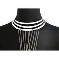 bijou-tour-de-cou-trois-anneaux-avec-chaines-de-corps-argent