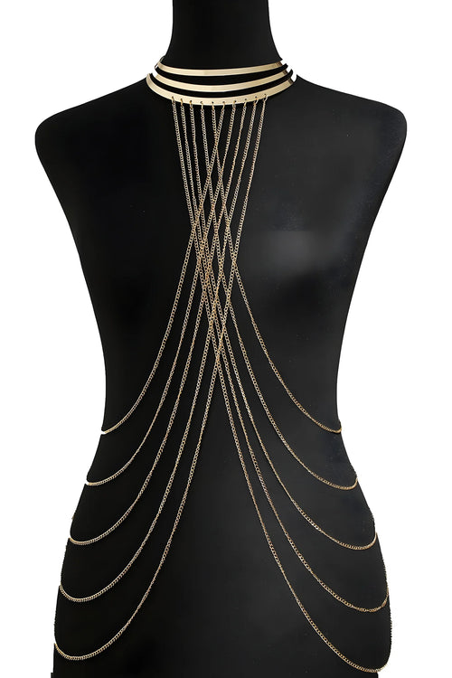 bijou-tour-de-cou-trois-anneaux-avec-chaines-de-corps-dor