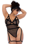 Body string grande taille noir