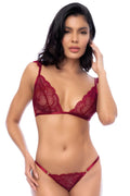 Ensemble 2 pièces couleur framboise