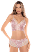 Ensemble 2 pièces rose dentelle confort et sensualité – Mapalé